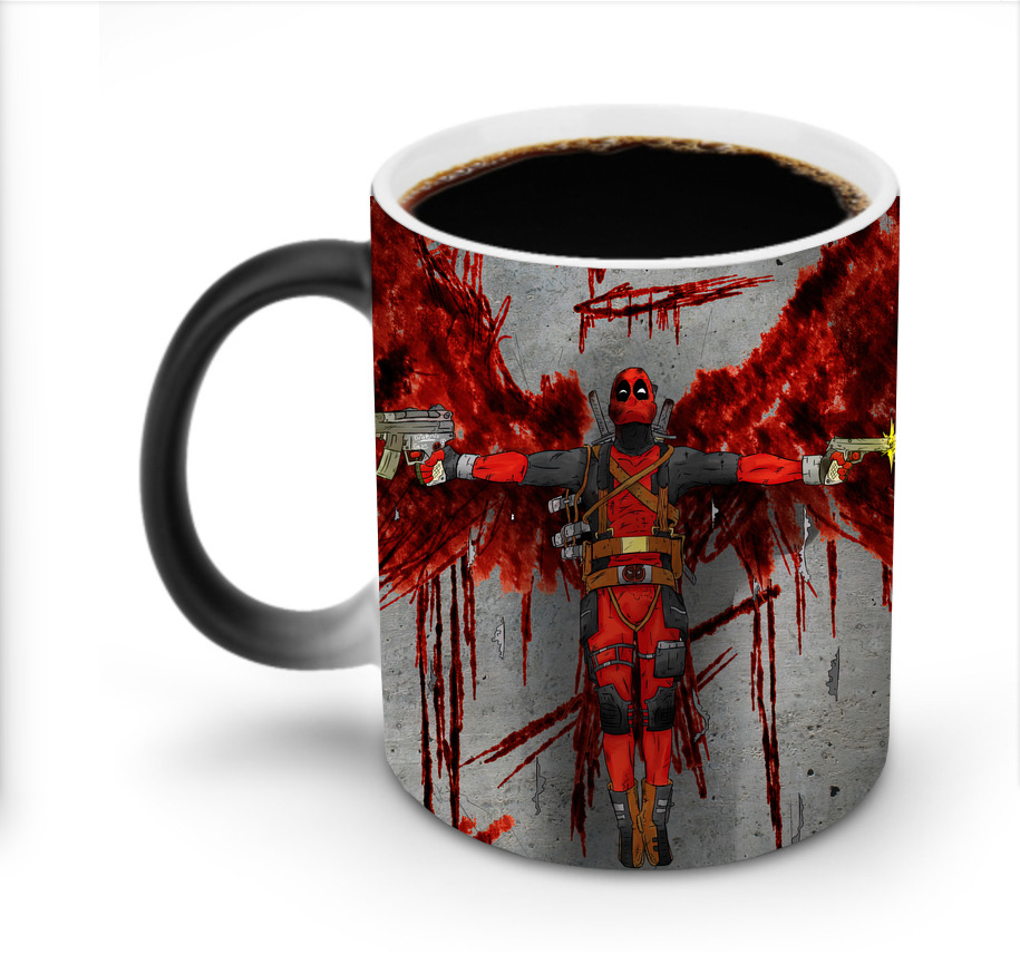 （画像用） Deadpool デッドプール 温度変色マグカップ