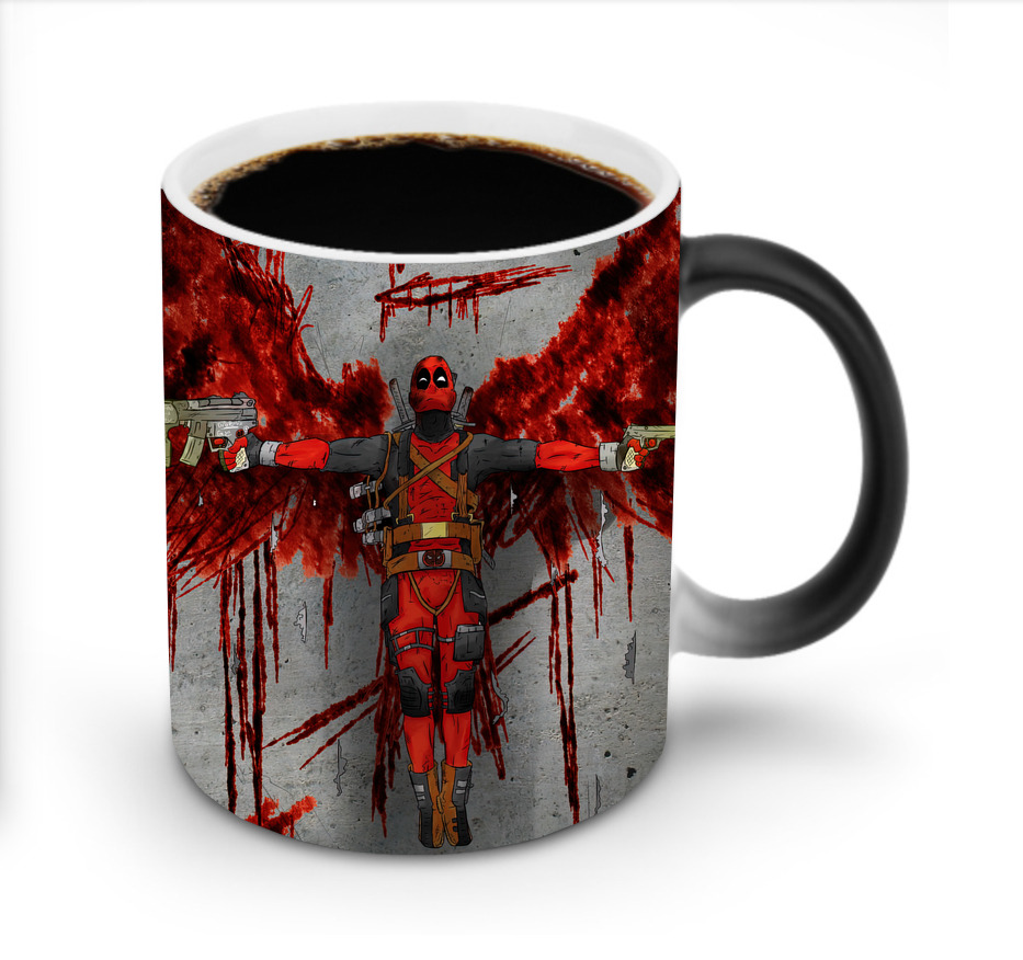 （画像用） Deadpool デッドプール 温度変色マグカップ