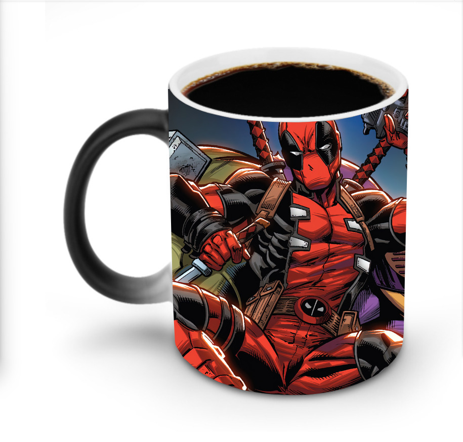 （画像用） Deadpool デッドプール 温度変色マグカップ