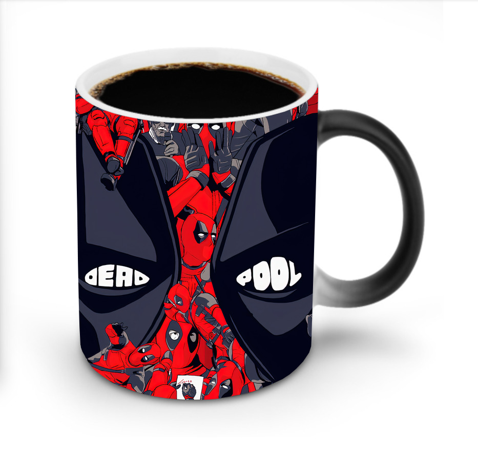 （画像用） Deadpool デッドプール 温度変色マグカップ