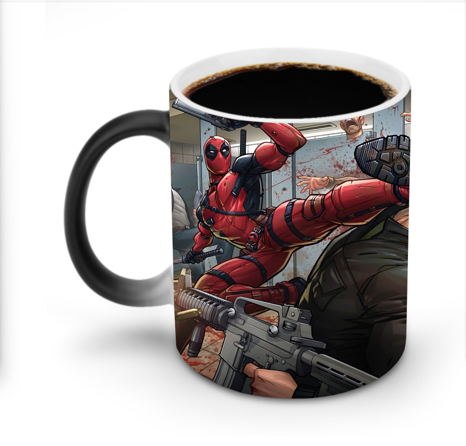 （画像用） Deadpool デッドプール 温度変色マグカップ