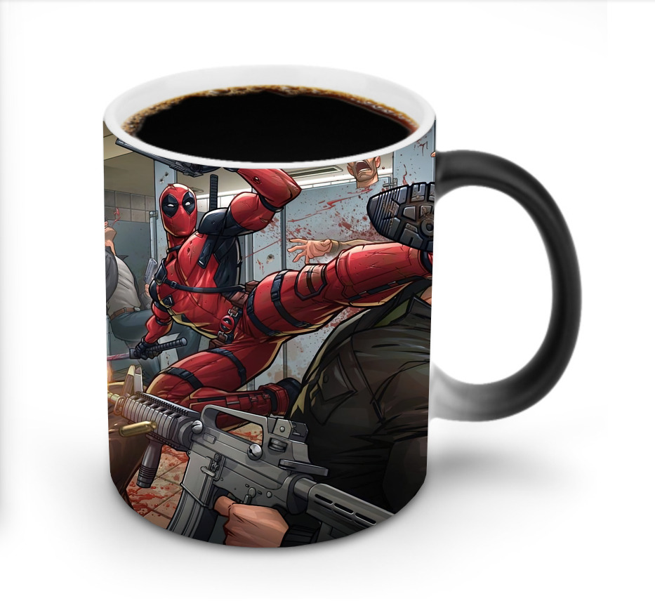 （画像用） Deadpool デッドプール 温度変色マグカップ