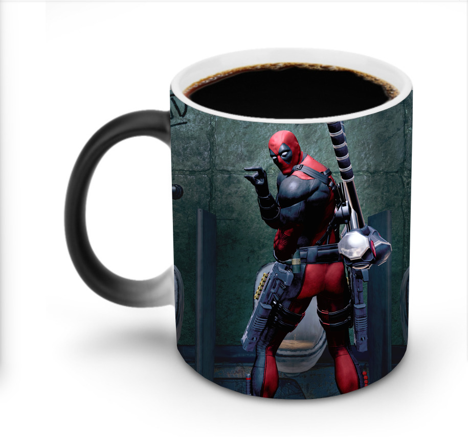 （画像用） Deadpool デッドプール 温度変色マグカップ