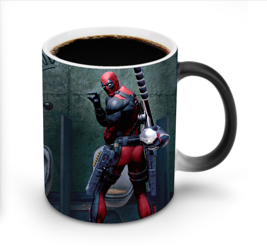 （画像用） Deadpool デッドプール 温度変色マグカップ