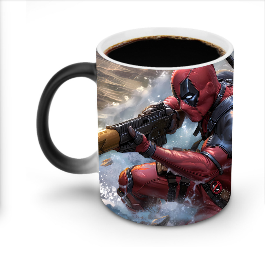 （画像用） Deadpool デッドプール 温度変色マグカップ
