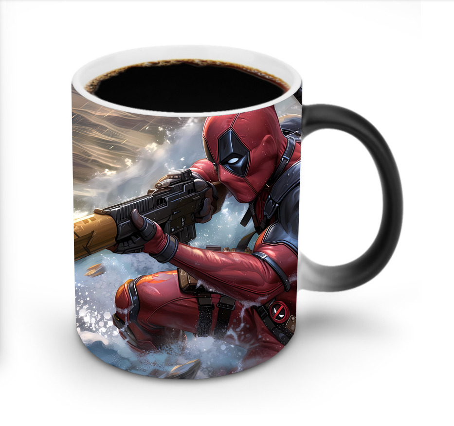 （画像用） Deadpool デッドプール 温度変色マグカップ