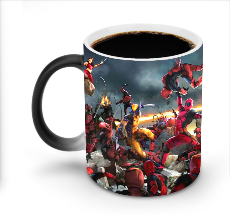 （画像用） Deadpool デッドプール 温度変色マグカップ
