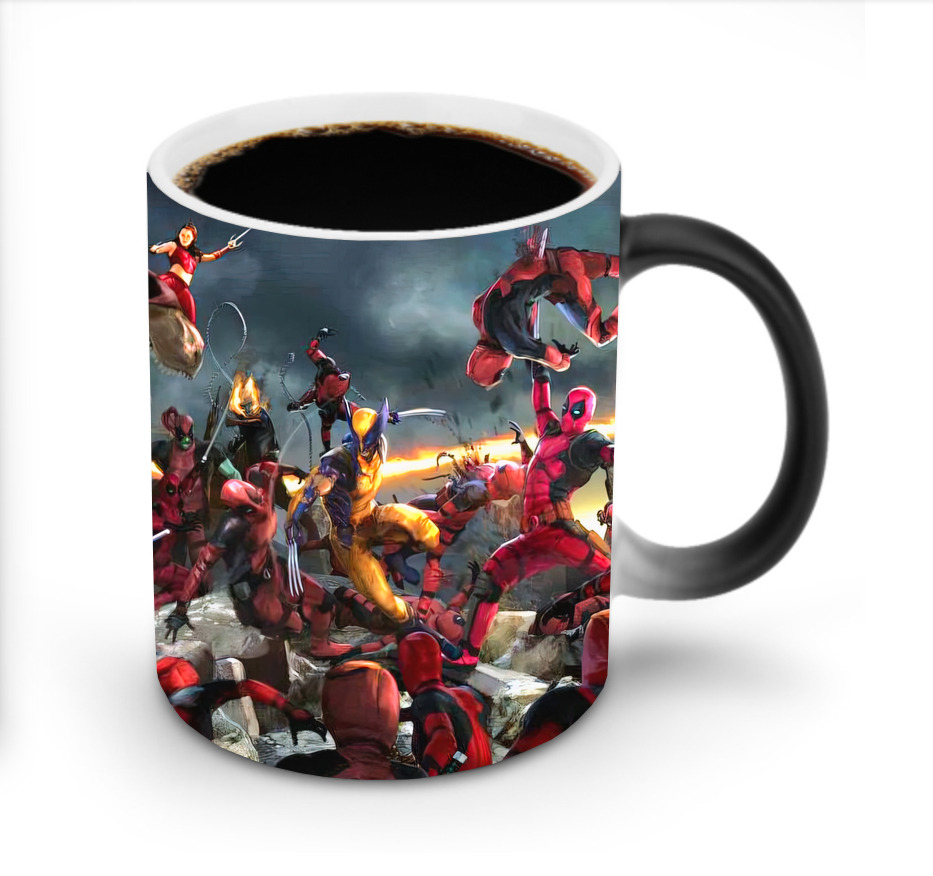 （画像用） Deadpool デッドプール 温度変色マグカップ