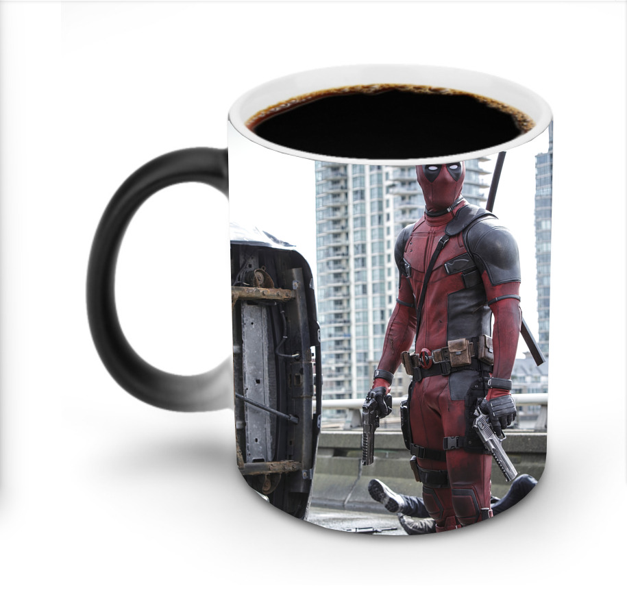 （画像用） Deadpool デッドプール 温度変色マグカップ