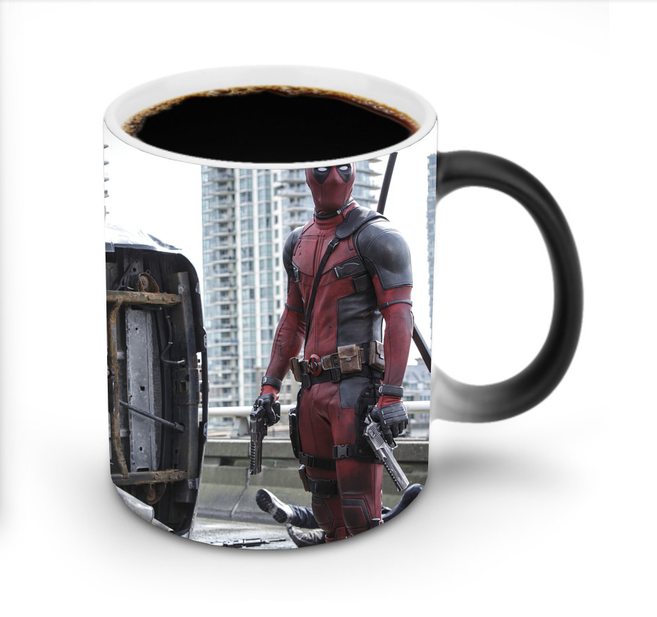 （画像用） Deadpool デッドプール 温度変色マグカップ
