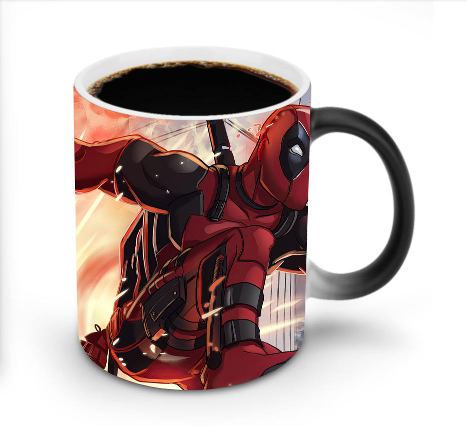 （画像用） Deadpool デッドプール 温度変色マグカップ