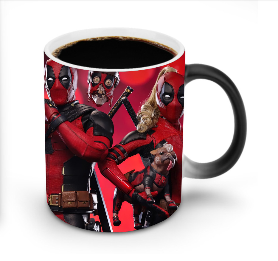 （画像用） Deadpool デッドプール 温度変色マグカップ
