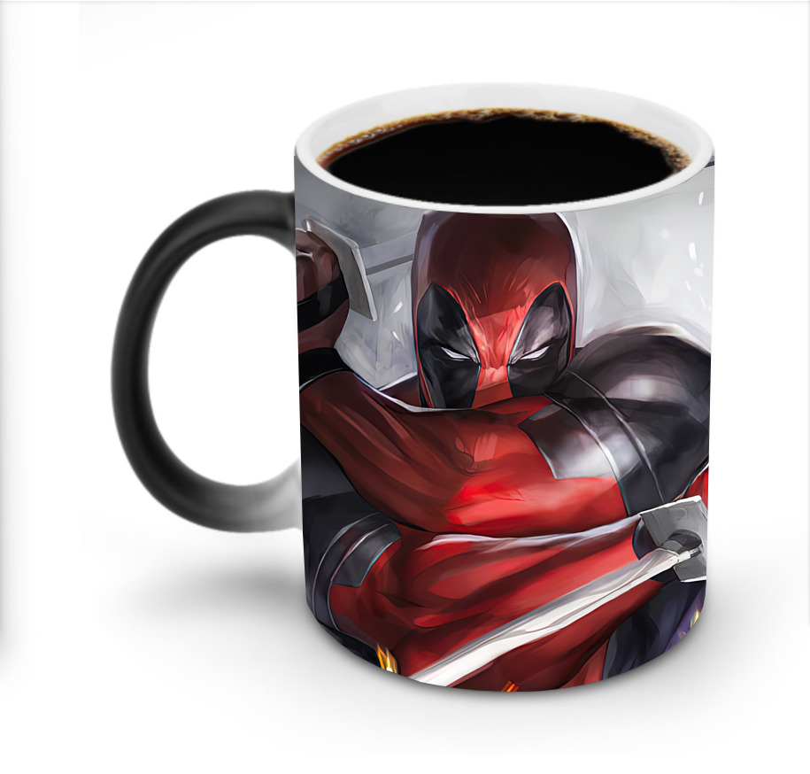 （画像用） Deadpool デッドプール 温度変色マグカップ