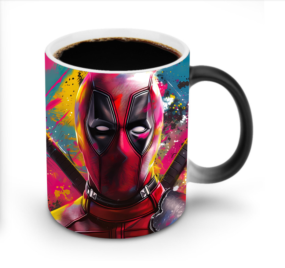 （画像用） Deadpool デッドプール 温度変色マグカップ