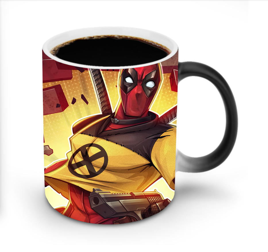 （画像用） Deadpool デッドプール 温度変色マグカップ