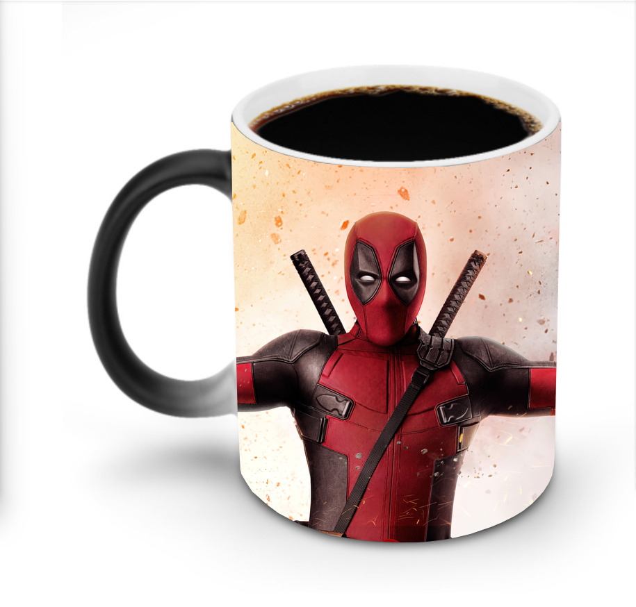 （画像用） Deadpool デッドプール 温度変色マグカップ