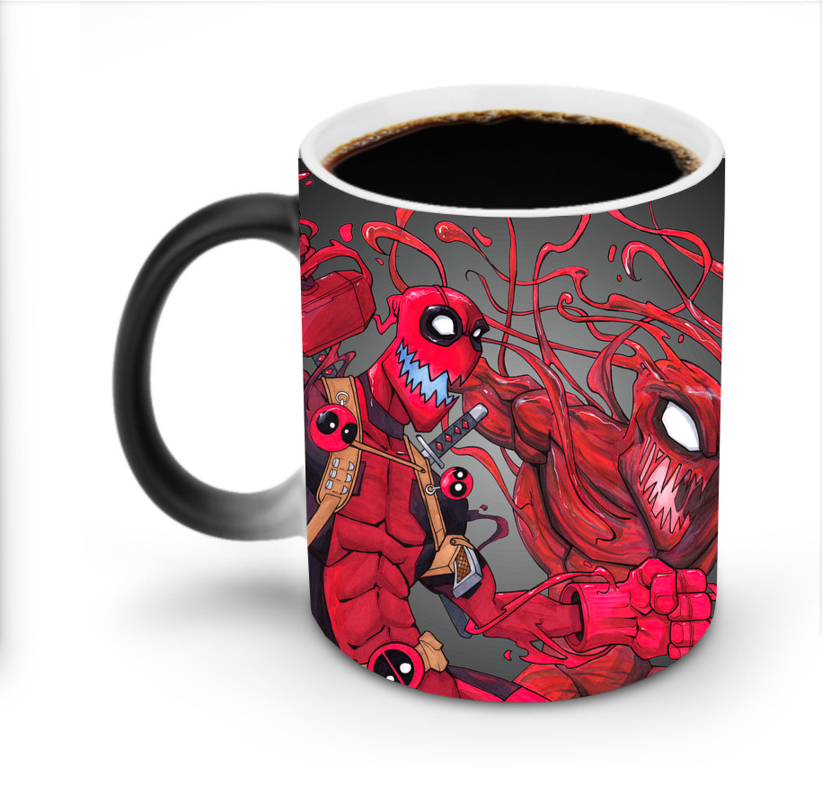 （画像用） Deadpool デッドプール 温度変色マグカップ