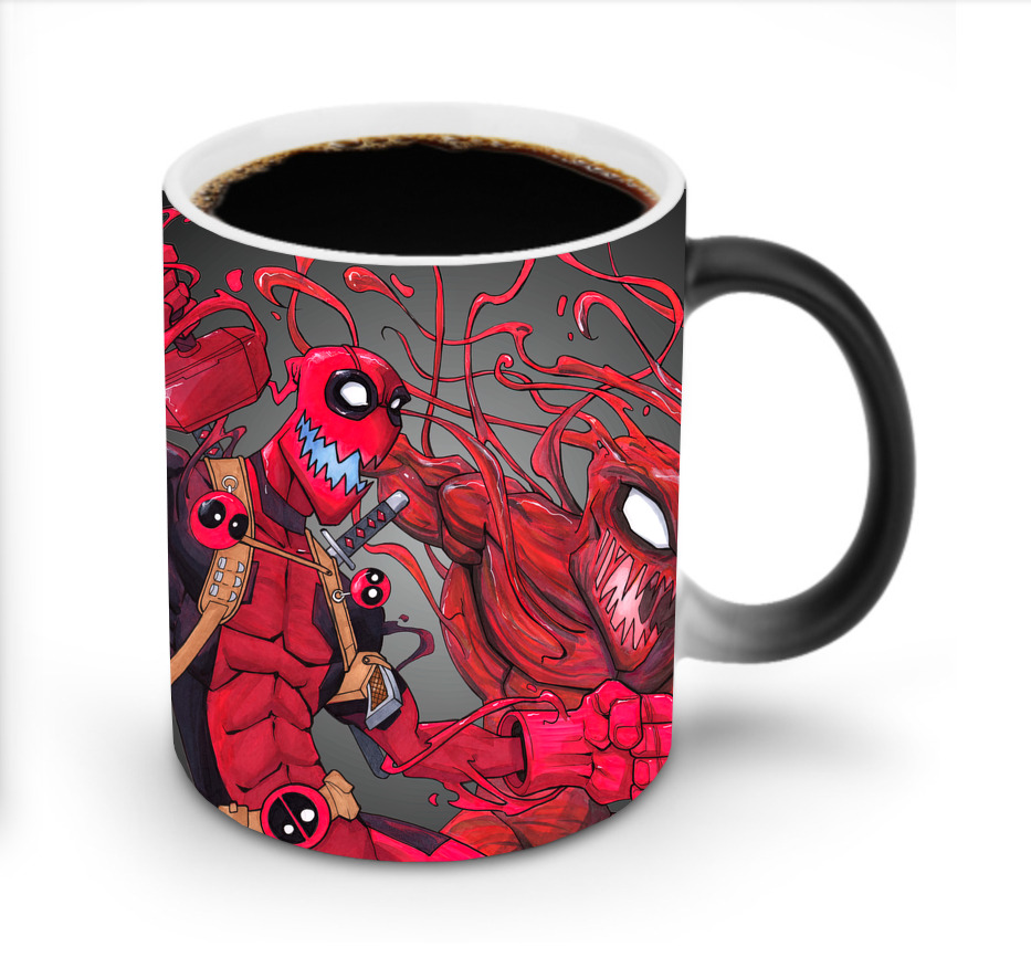 （画像用） Deadpool デッドプール 温度変色マグカップ