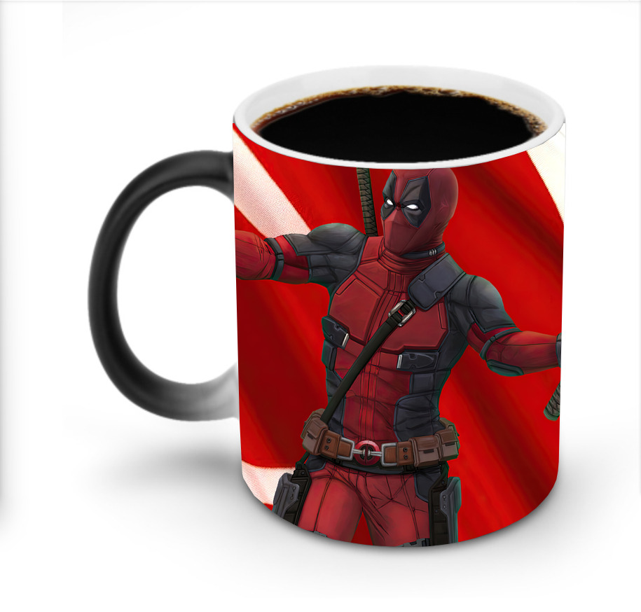（画像用） Deadpool デッドプール 温度変色マグカップ