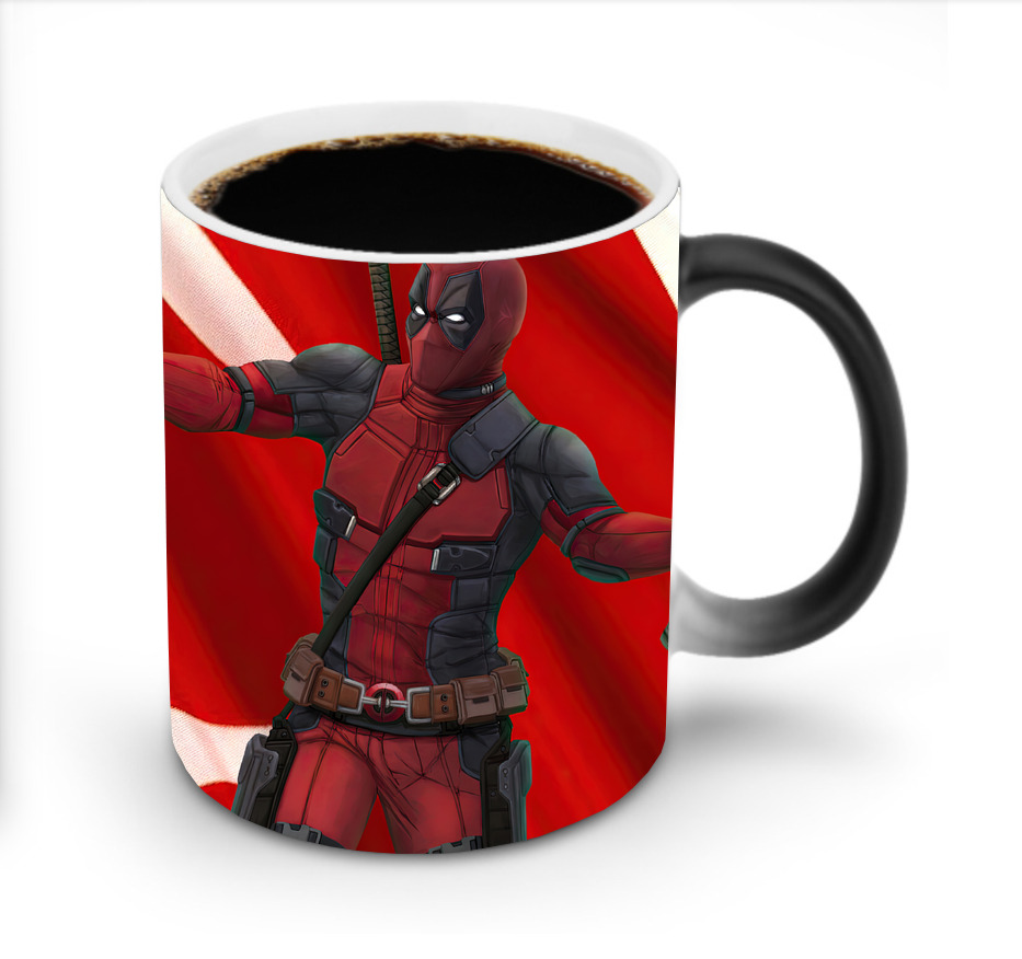 （画像用） Deadpool デッドプール 温度変色マグカップ