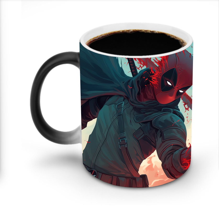 （画像用） Deadpool デッドプール 温度変色マグカップ