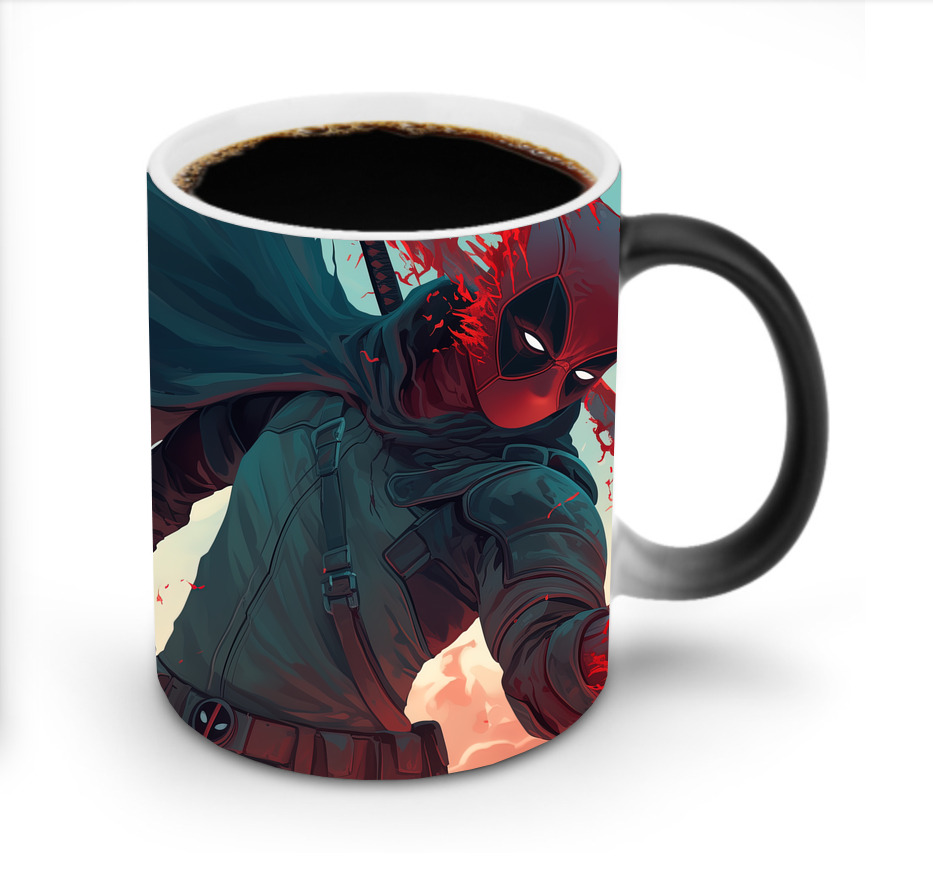 （画像用） Deadpool デッドプール 温度変色マグカップ