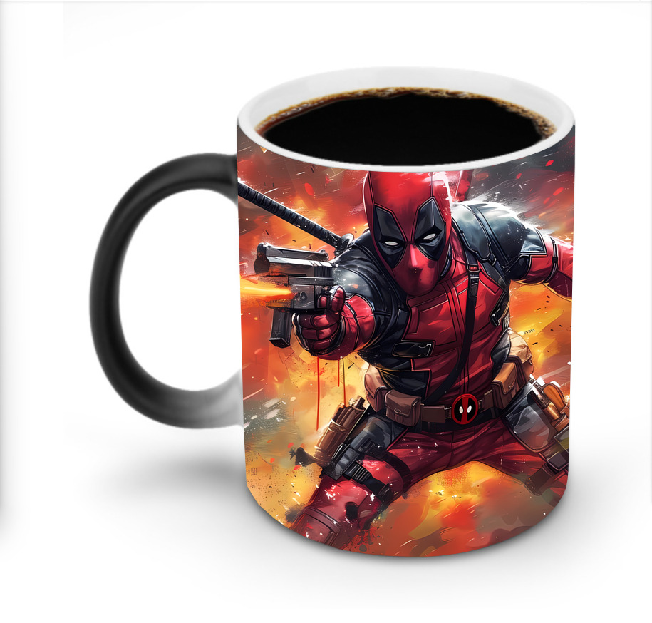（画像用） Deadpool デッドプール 温度変色マグカップ