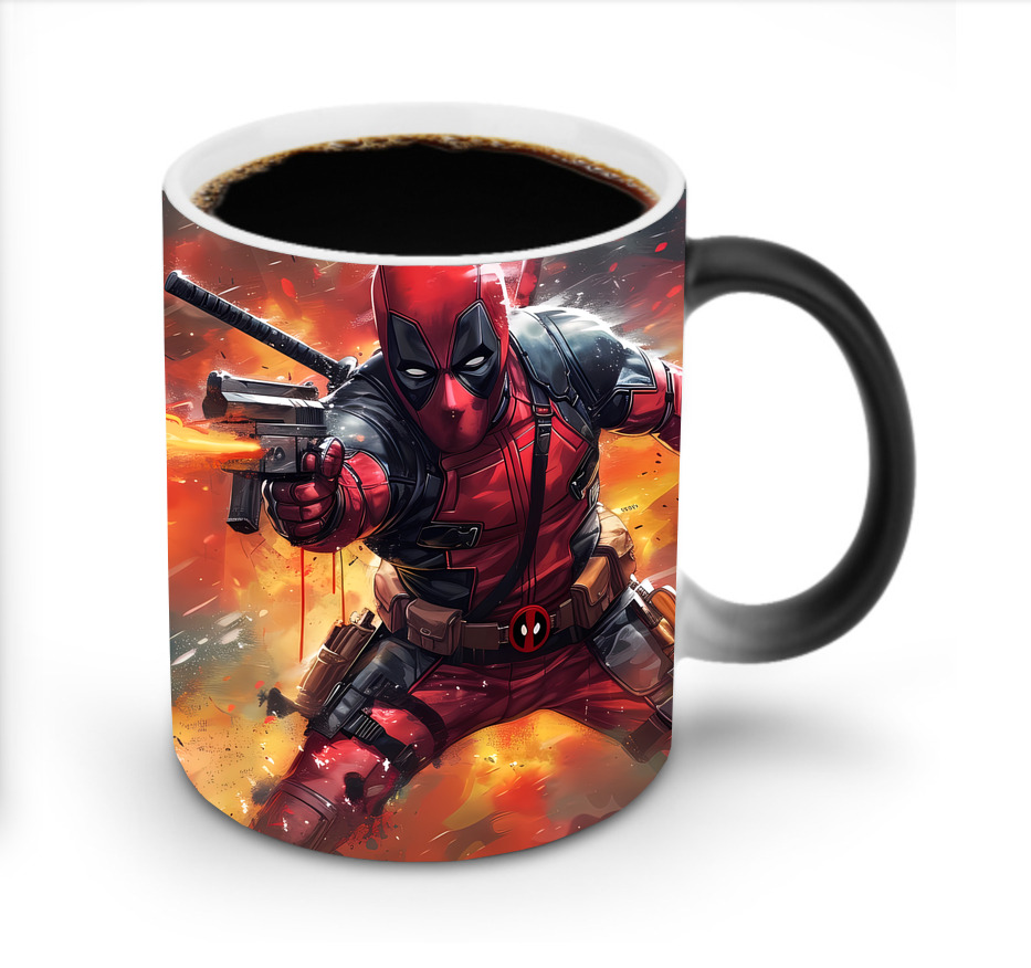 （画像用） Deadpool デッドプール 温度変色マグカップ