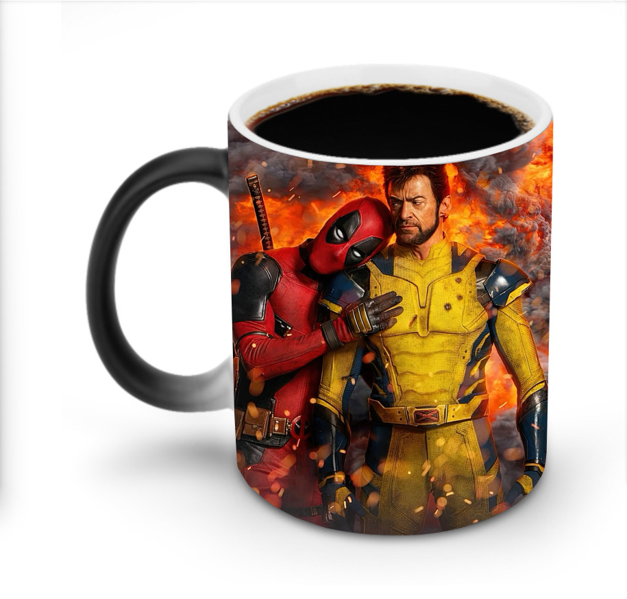 （画像用） Deadpool デッドプール 温度変色マグカップ