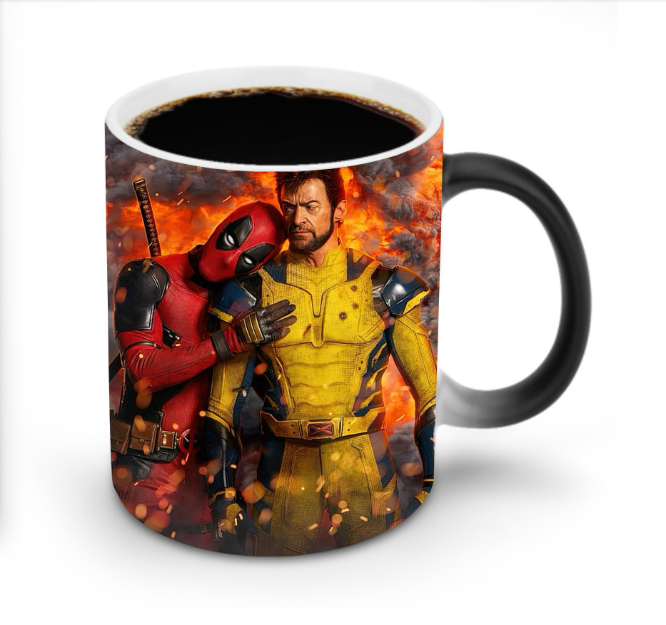 （画像用） Deadpool デッドプール 温度変色マグカップ