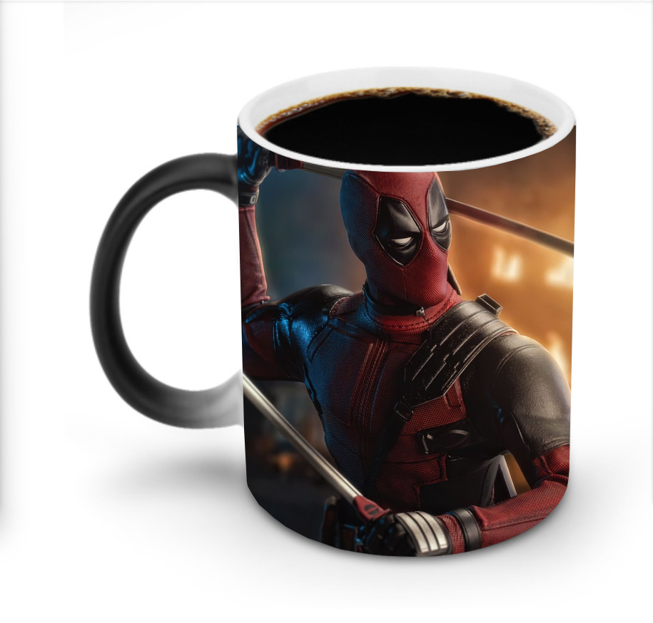 （画像用） Deadpool デッドプール 温度変色マグカップ