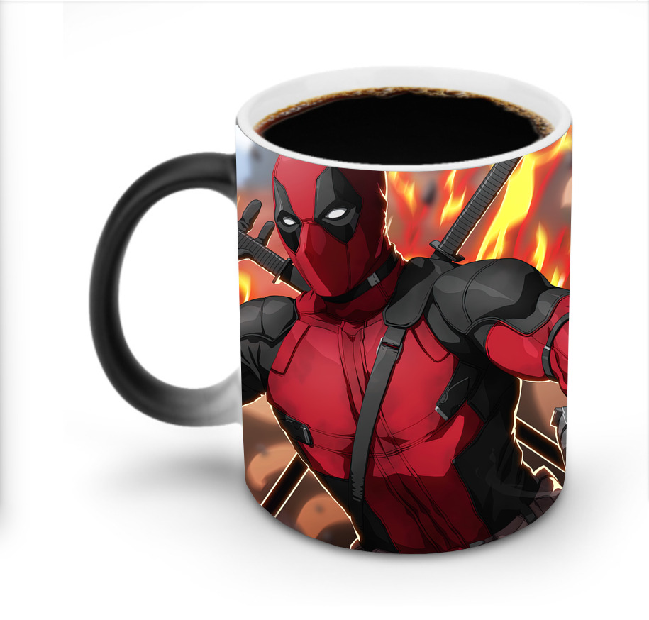 （画像用） Deadpool デッドプール 温度変色マグカップ