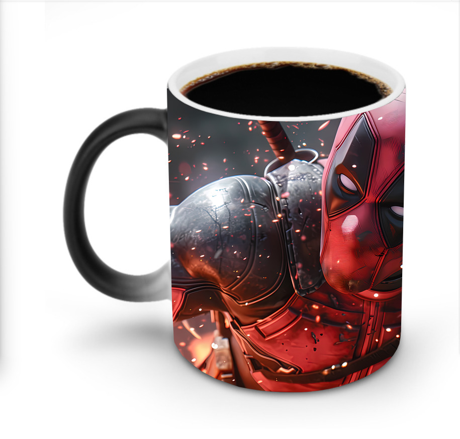 （画像用） Deadpool デッドプール 温度変色マグカップ