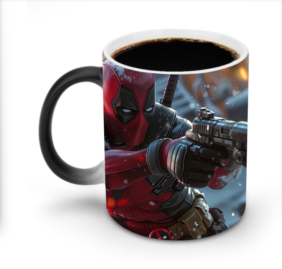 （画像用） Deadpool デッドプール 温度変色マグカップ