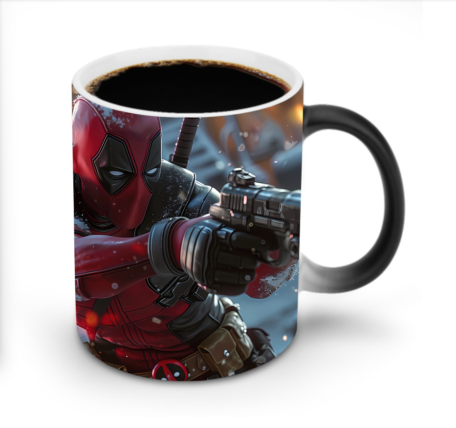 （画像用） Deadpool デッドプール 温度変色マグカップ