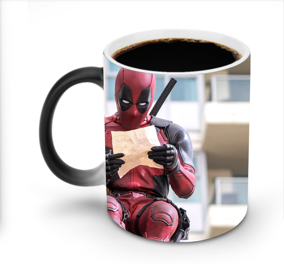 （画像用） Deadpool デッドプール 温度変色マグカップ