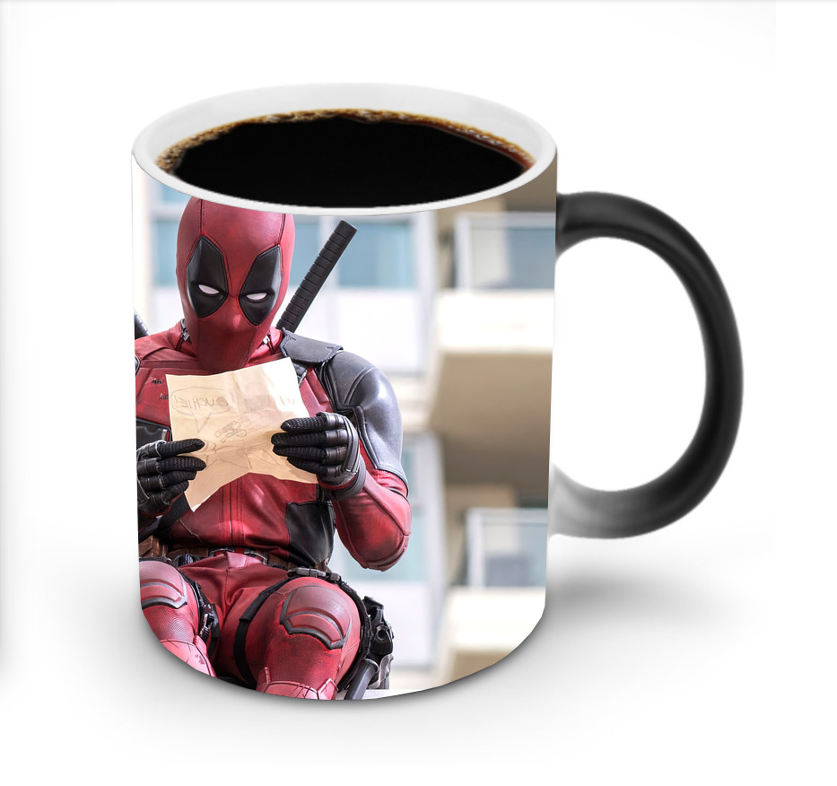 （画像用） Deadpool デッドプール 温度変色マグカップ