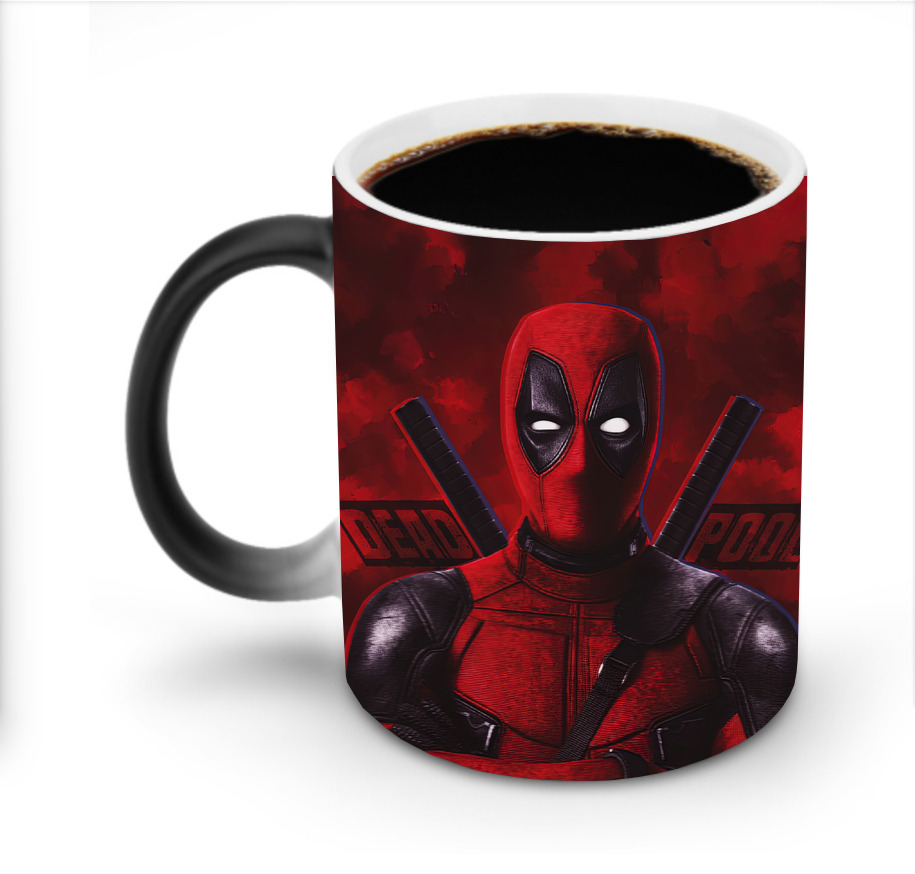 （画像用） Deadpool デッドプール 温度変色マグカップ