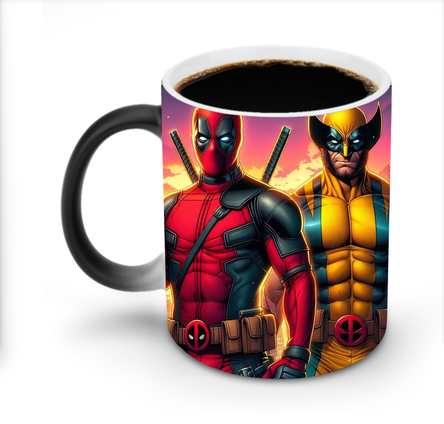 （画像用） Deadpool デッドプール 温度変色マグカップ