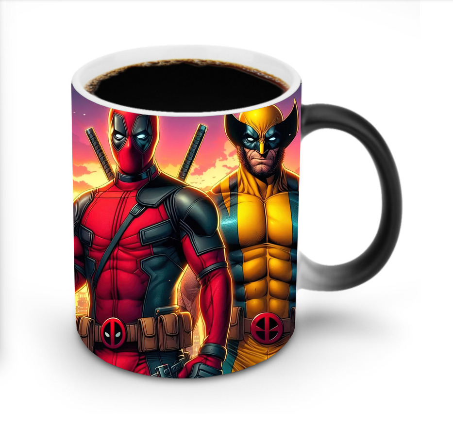 （画像用） Deadpool デッドプール 温度変色マグカップ
