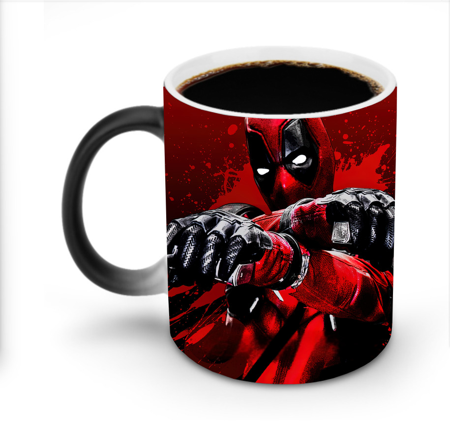 （画像用） Deadpool デッドプール 温度変色マグカップ