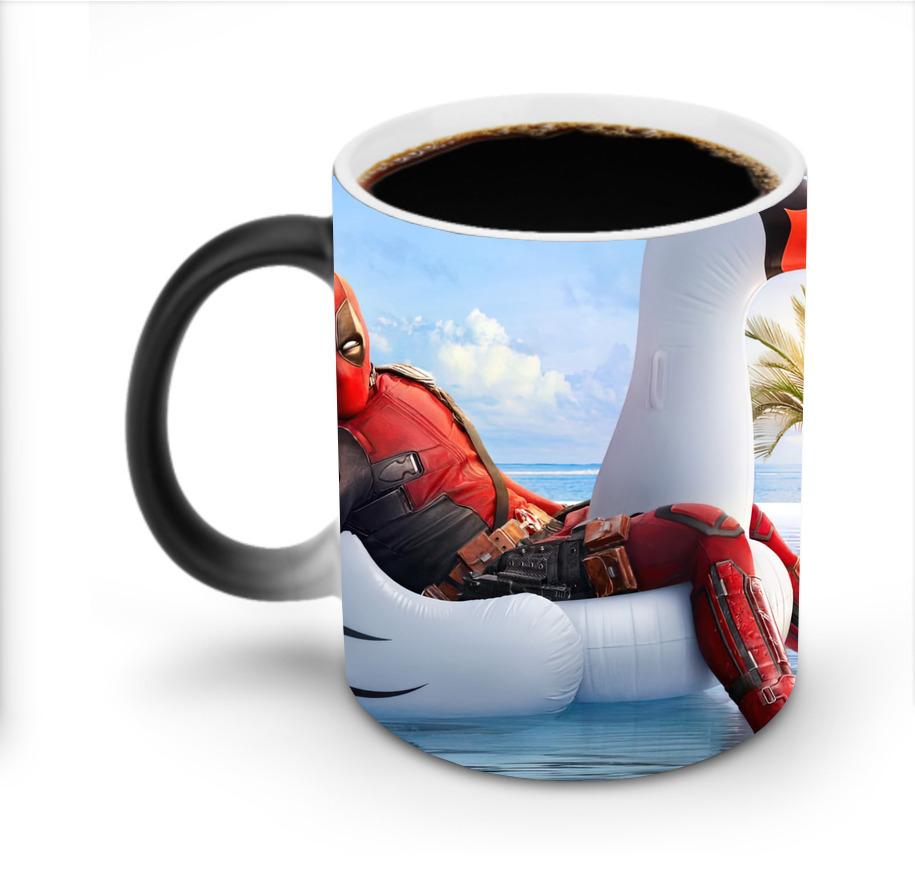 （画像用） Deadpool デッドプール 温度変色マグカップ