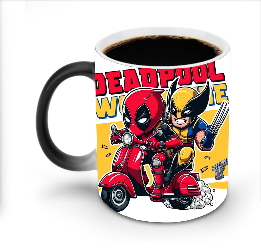 （画像用） Deadpool デッドプール 温度変色マグカップ