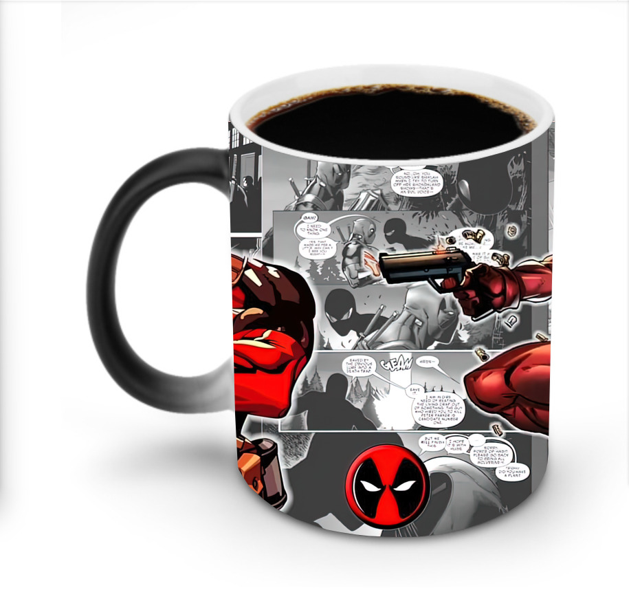 （画像用） Deadpool デッドプール 温度変色マグカップ