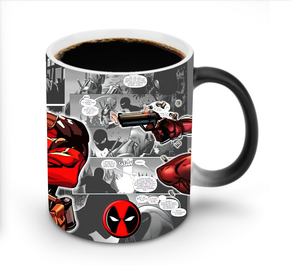 （画像用） Deadpool デッドプール 温度変色マグカップ
