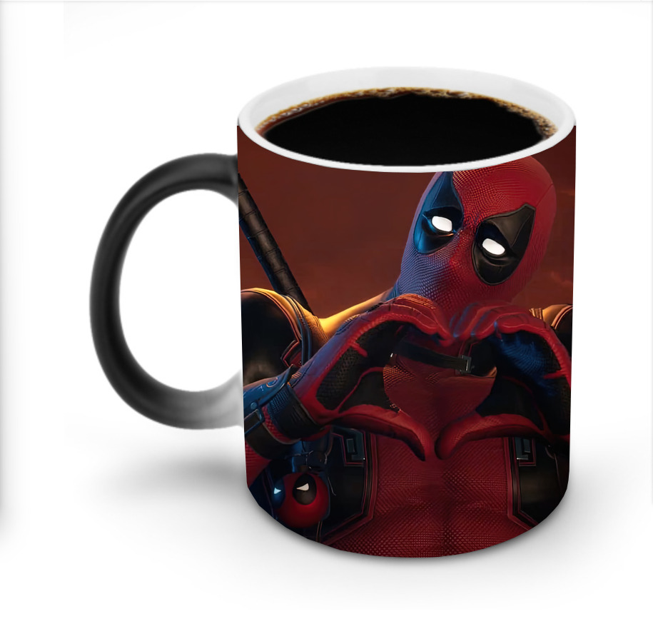 （画像用） Deadpool デッドプール 温度変色マグカップ