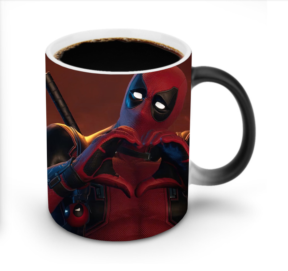 （画像用） Deadpool デッドプール 温度変色マグカップ