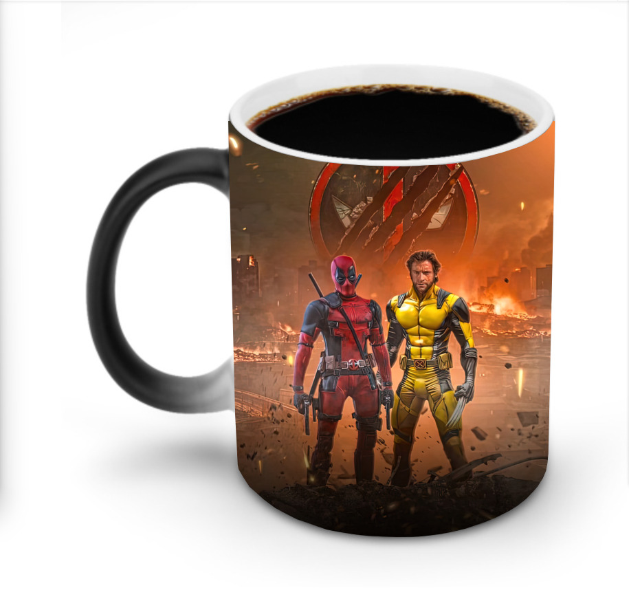 （画像用） Deadpool デッドプール 温度変色マグカップ