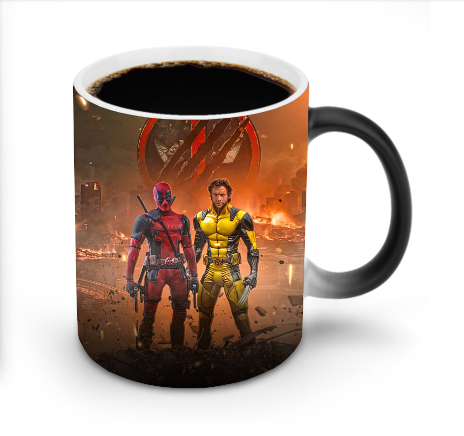 （画像用） Deadpool デッドプール 温度変色マグカップ