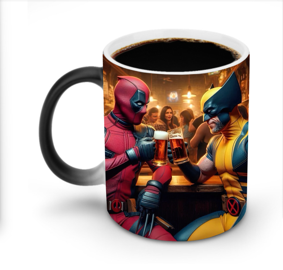 （画像用） Deadpool デッドプール 温度変色マグカップ